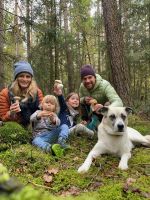 Familie mit Steinpilzen und Hund; Foto Andreas/Privat 20.10.24