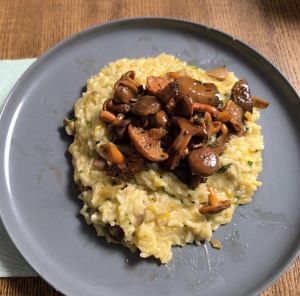 Köstliches Risotto mit Fichtenreizkern; Foto Piero 3.10.24